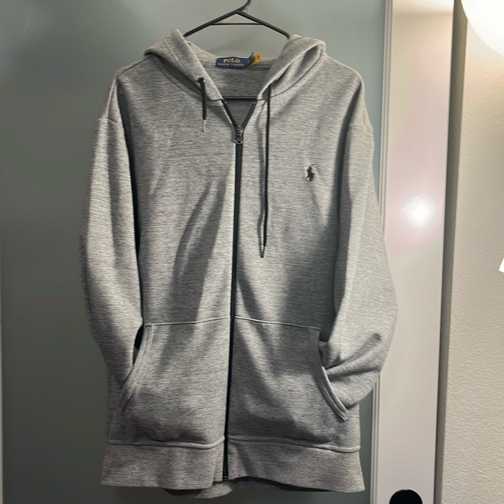 Men’s gray Polo Ralph Lauren zip up jacket